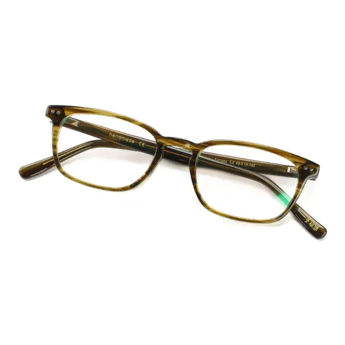 QINGZHIZUO Пластиковая оправа пластина прямоугольная оправа для очков унисекс полосы коричневый черный