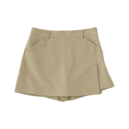 MOUSSY Светлый хаки Женские Повседневные шорты