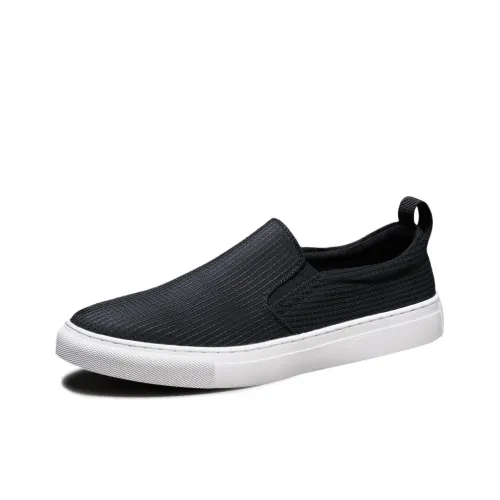 SENJIALUO Устойчивые к истиранию Легкие Скейтборд Кроссовки с низким верхом Мужские Черные