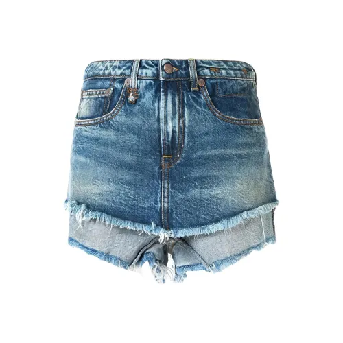 R13 Синие Женские Джинсовые Шорты