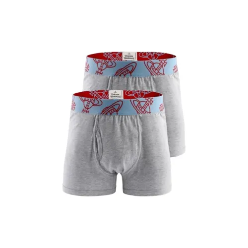 Vivienne Westwood Трусы Мужские 2 упаковки Серый Синий