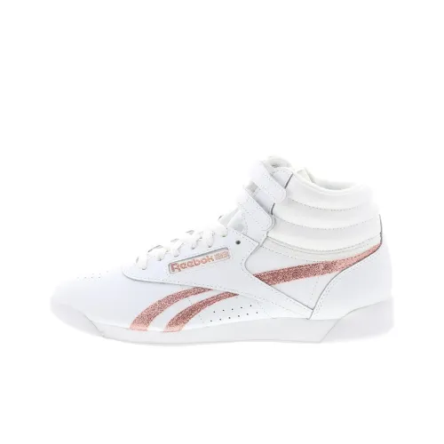 REEBOK Classic Freestyle High Топ Повседневная обувь Женская Белая