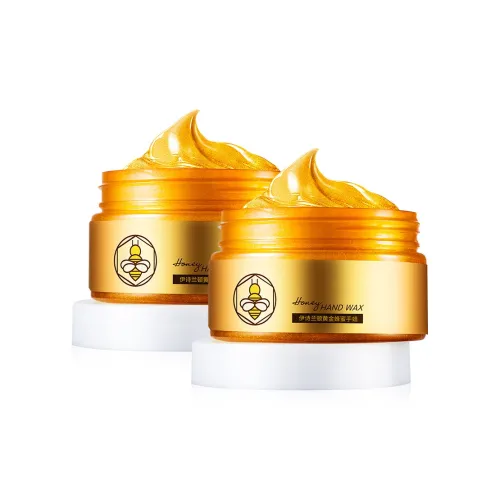 ISILANDON Золотая Медовая Маска для Рук с Парафином и Отшелушивающим Эффектом для Очищения Мертвой Кожи 100 г