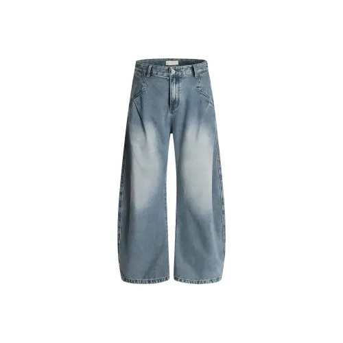 GM Промытый синий Женские Джинсы