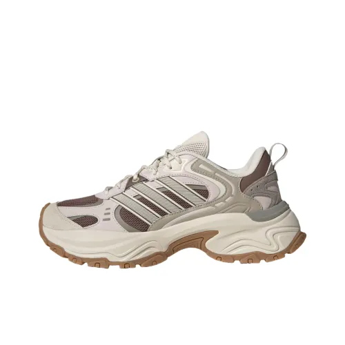 Adidas SHADOW FEVER Юбка Устойчивая к истиранию Низкий Топ Толстая подошва Кроссовки Унисекс Белый Коричневый