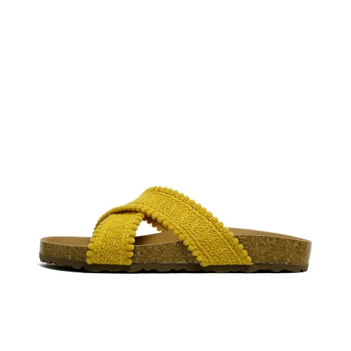 HUANQIU Нижние юбки Устойчивые к запахам Слипоны Женские Желтые