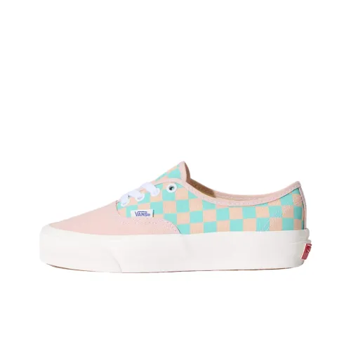 Vans Premium Authentic Low Топ Скейтборд Кроссовки Унисекс Розовый Зеленый