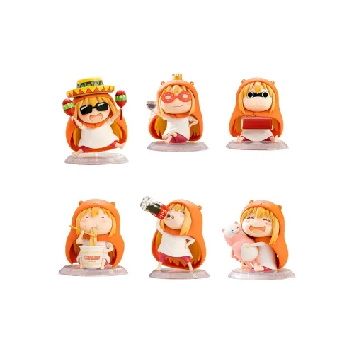 MANCHAO Лазурь And Земля Himouto! Umaru Chan Коллекция Фигурка Слепые коробки Один Mystery Коробка Целая коробка 6 шт