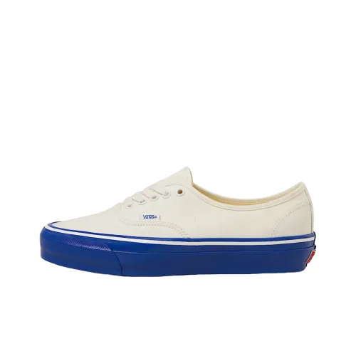 VANS Premium Authentic Low Топ Скейтборд Кроссовки Унисекс Белый Синий