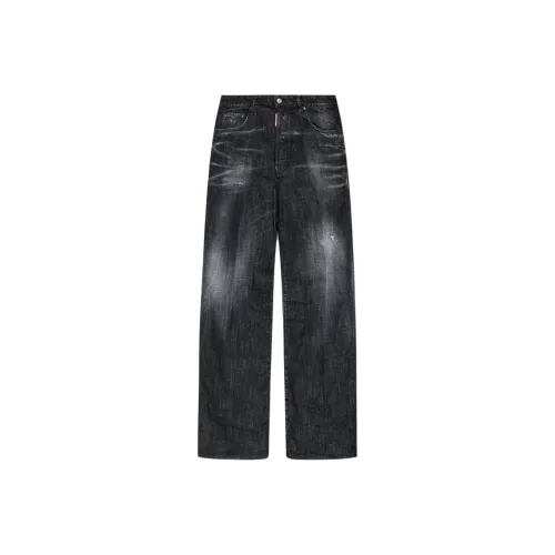 DSQUARED 2 Мужские черные джинсы