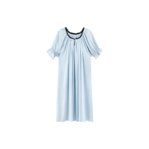 Pretty lady Светло-синий Женские Ночные сорочки