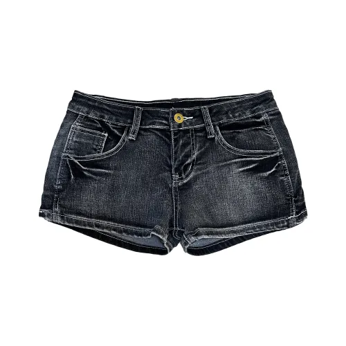 HTHK Черно-серый цвет женские джинсовые шорты