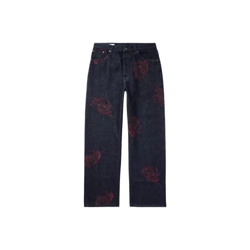 DRIES VAN NOTEN Синий Мужской Джинсы