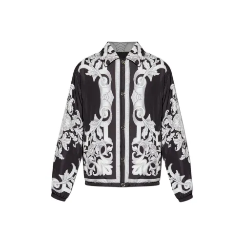 VERSACE Куртки и Пальто Мужской Черный