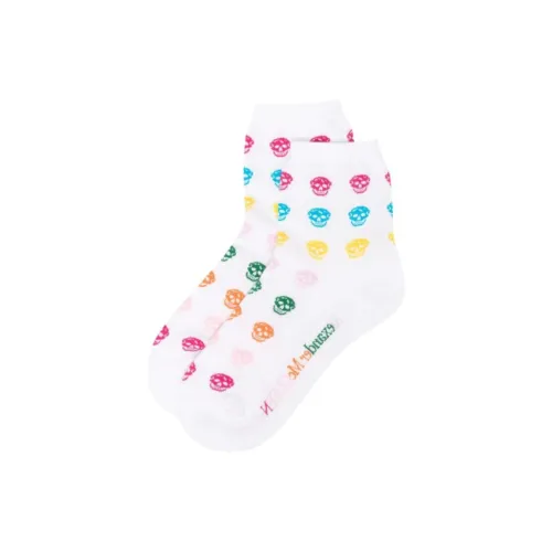 Alexander McQueen 1 шт Белые Женские носки