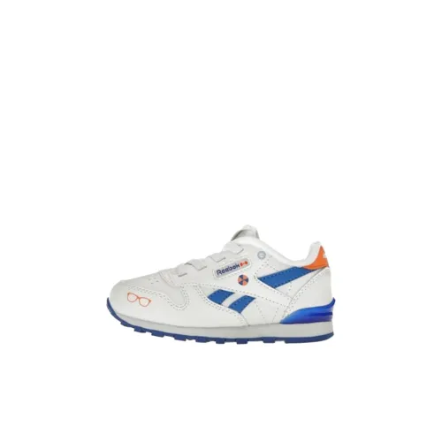 Reebok Classic Leather Low Топ Обувь для малышей Белый Infant And Toddler