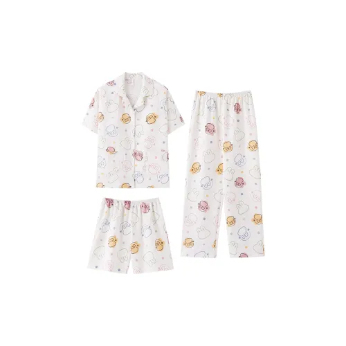 Pretty lady Белый Женские Пижамные Комплекты