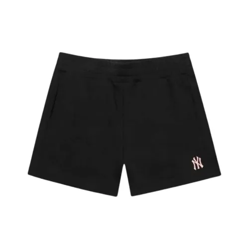 Mlb Base Logo Комплект Повседневные Шорты Женские Черные