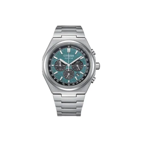 CITIZEN Ecology Drive Collection Солнечный Кварцевый Механизм Титан Ремешок Часы 42,5 мм Унисекс Синий Циферблат