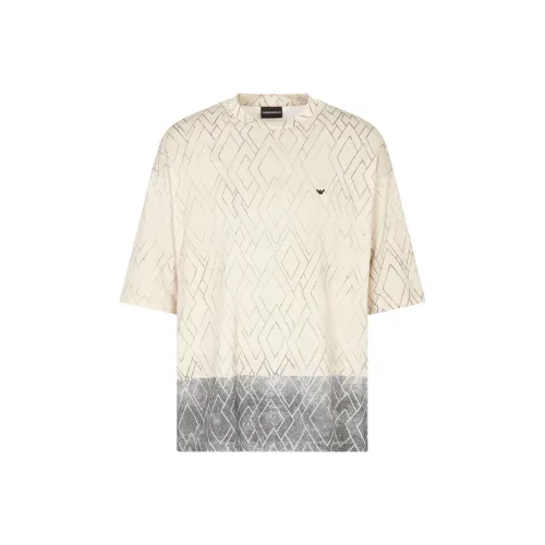 EMPORIO ARMANI FW25 T Рубашка Мужская Бежевая