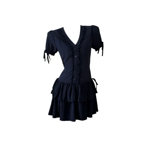 ONE PASS STUDIO Короткий рукав Платье Женское