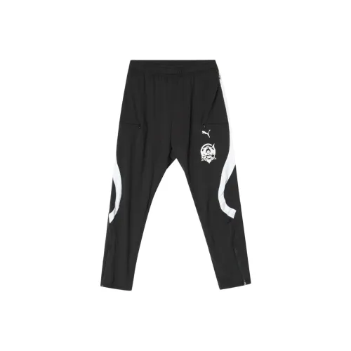 PUMA E7KPL Вязаные тренировочные брюки мужские черные