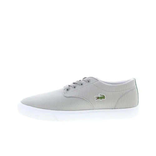 LACOSTE Grip Base Slip Resistant Abrasion Resistant Низкий Топ Скейтборд Кроссовки Мужские Серые