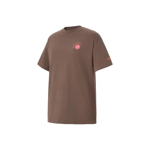 Adidas SS25 Стандартная футболка Женская Темно-коричневый цвет