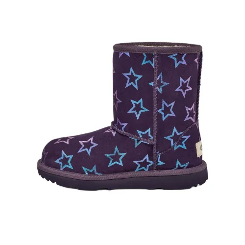 UGG CLASSIC II Устойчивые к истиранию Термические MID Верх Детские ботинки Фиолетовые Подростковые