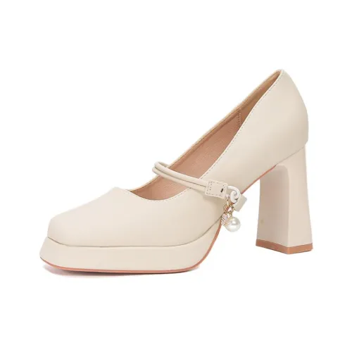 Lanza Грубый каблук Туфли Мэри Джейн Женские