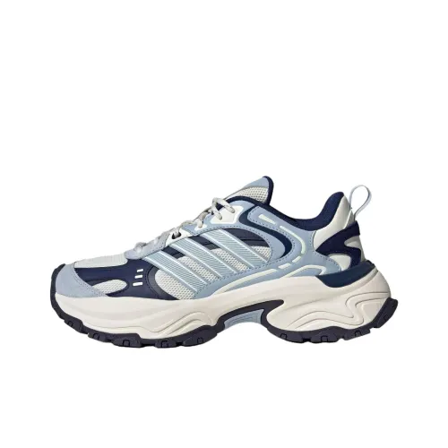 Adidas SHADOW FEVER Юбка Устойчивая к истиранию Низкий Топ Толстая подошва Кроссовки Унисекс Белый Синий