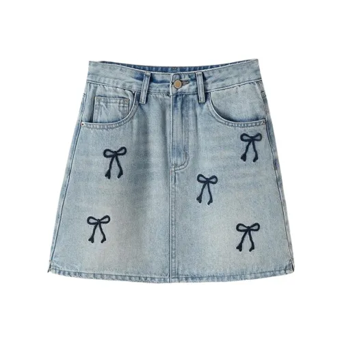 ABBY GODDESS Джинсовые короткие юбки Женские
