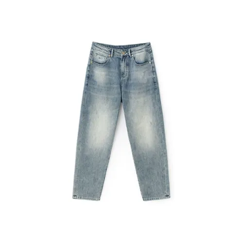 MH Светло-синие мужские джинсы