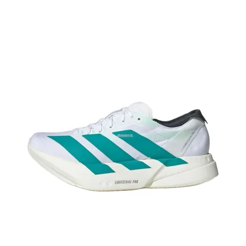 Adidas Adizero Adios Pro 4 Беговые кроссовки Низкий топ Белый Зеленый Женский