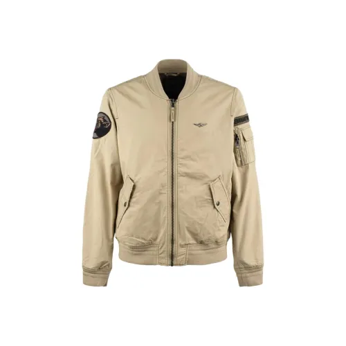 AERONAUTICA MILITARE Бежевый Мужской Куртки
