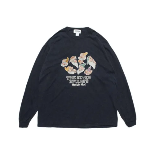 Bowwow SS25 【DISNEY Арочный Wow Коллекция】SEVEN DWARFS LS T Рубашка Унисекс