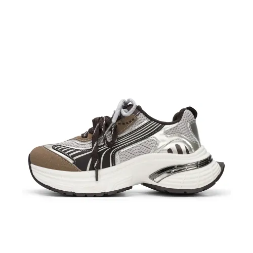 La Chapelle массивные кроссовки Low Top Коричневые Женские