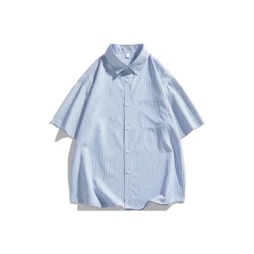 PISYPOX Синие Унисекс Рубашки