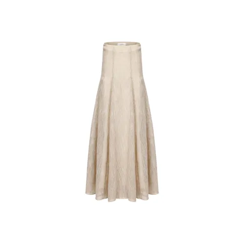 RUOHAN SS25 Повседневный Длинный Юбка Женские