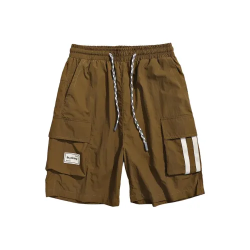 PEIMENG Хаки Мужские Карго Шорты