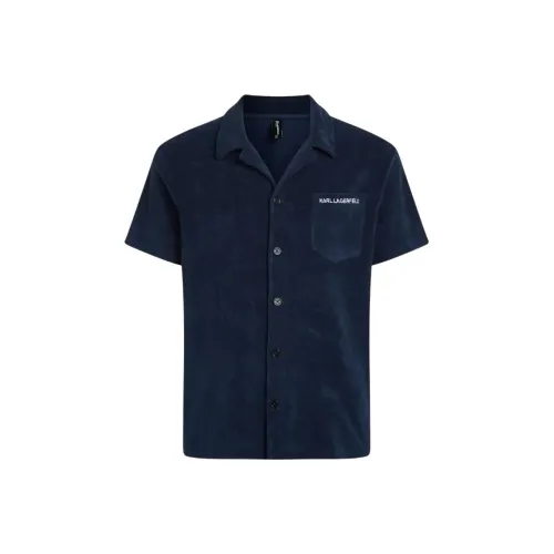 KARL LAGERFELD SS25 Рубашка Мужская Синяя