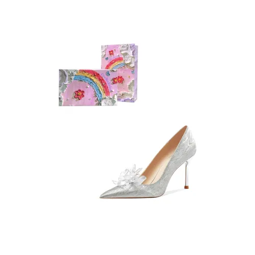 Crelinkxlat Узкий каблук Высокие каблуки Женские