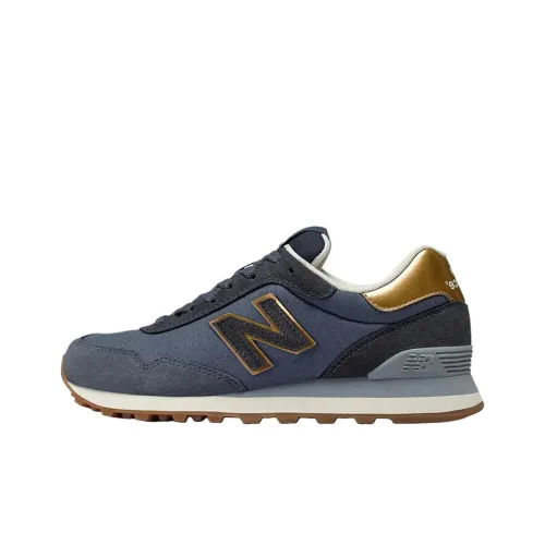 New Balance NB 515 Устойчивый к истиранию Низкий Топ Повседневная обувь Женская Синяя