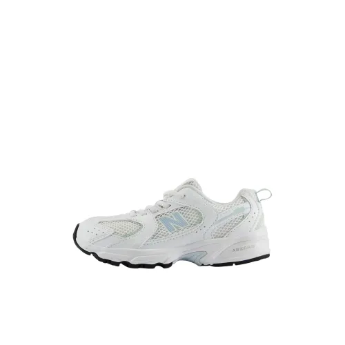 New Balance NB 530 Bungee Устойчивые к истиранию Беговые кроссовки Белый Синий Детские