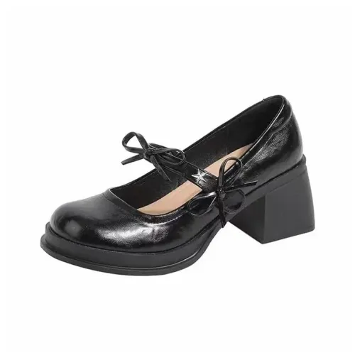 Dawei's House Грубый каблук Туфли Мэри Джейн Женские