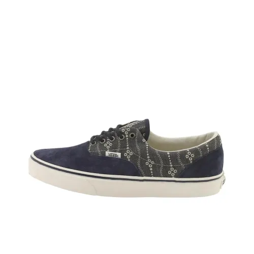 VANS Era Устойчивые к истиранию Низкие Кроссовки для скейтбординга Унисекс Синие