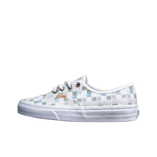 Vans Аутентичный Износостойкий и Легкий Низкий Топ Скейтборд Кроссовки Женские Белые