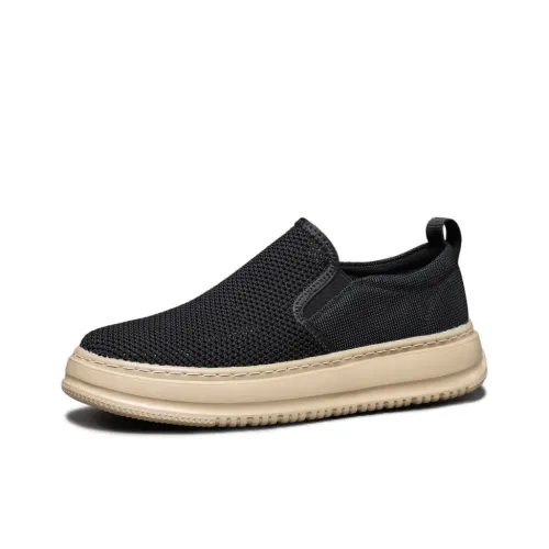 SENJIALUO Износостойкий Легкий Низ Резистентный Низкий Топ Повседневный Мужской Черный