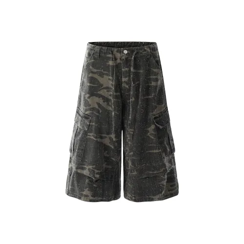 YONGYAN Камуфляж Унисекс Джинсовые шорты