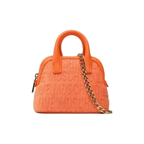 MOSCHINO Сумка из искусственной кожи стандартная женская оранжевая